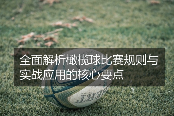 全面解析橄榄球比赛规则与实战应用的核心要点